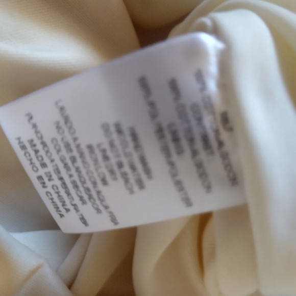 &MERCI Natural 100% Cotton Eyelet Lace  Babydoll dress L - Picture 3 of 5